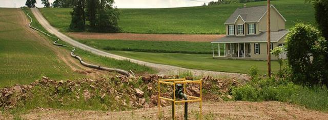 A scene from the Marcellus Shale. Photo credit Terry Wild