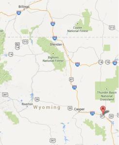 The Mogens' home in Douglas, Wyoming