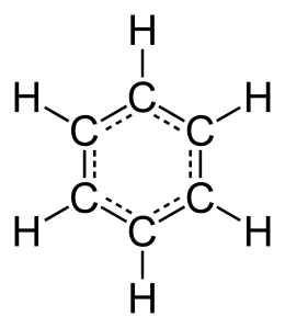 A benzene molecule
