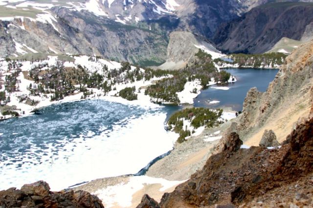 Cooke City Highway near the summt