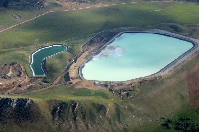 The Hertzler Tailings Pond in Nye