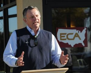 John Mork, CEO of ECA, promised to "bring the Bakken to the Beartooths." Photo by Larry Mayer, Billings Gazette 