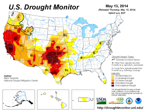 Drought conditions 2014. Click to enlarge