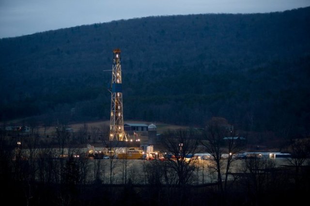A well in Bradford County, PA. Photo: Reuters